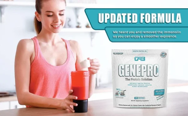 GENEPRO Gen 3 Protein Powder - 100% Flavorless, Lactose-Free, Gluten-Free, Non-GMO Whey Isolate Supplement - Image 5